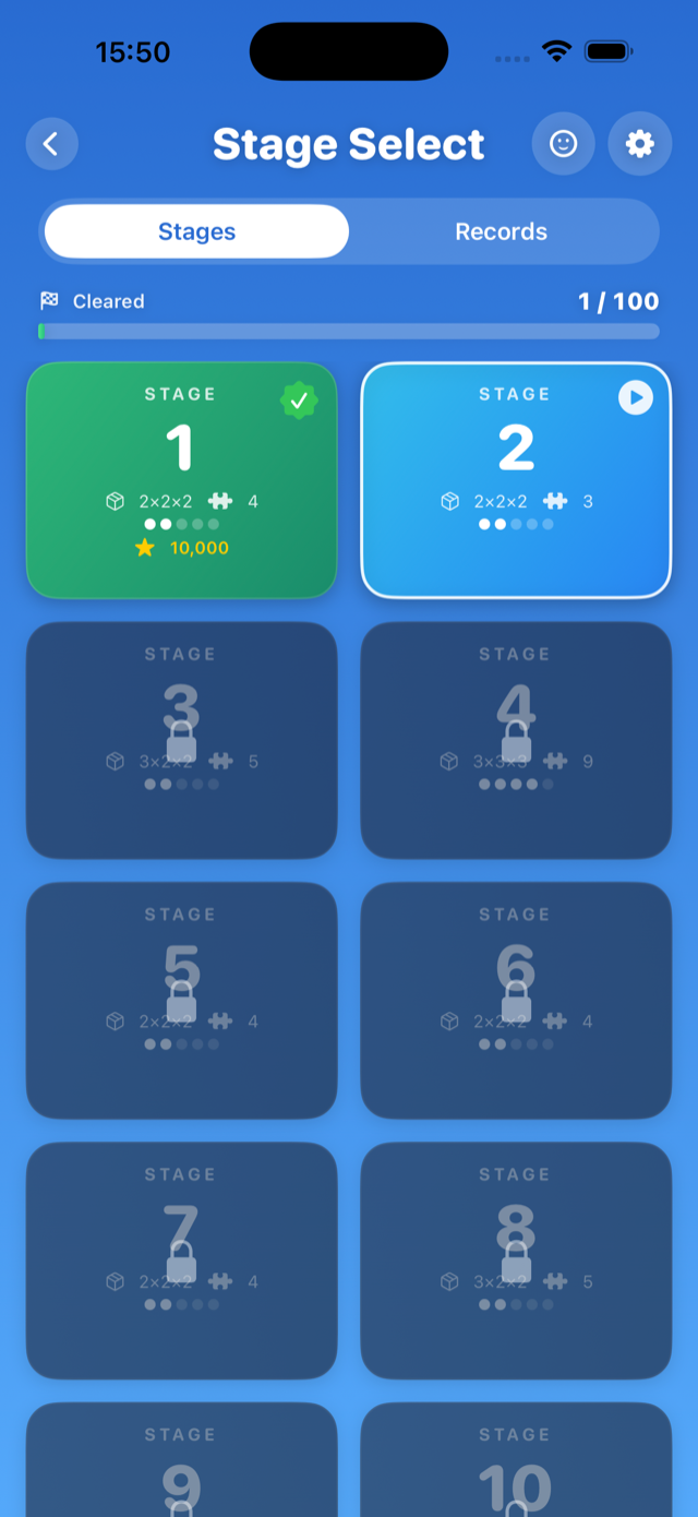 Stage select